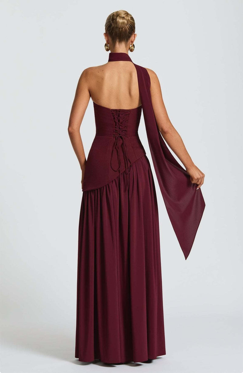 Elthion Strapless Bandage Maxi Dress