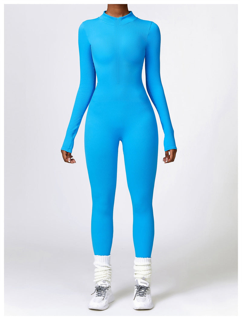 Serena - Zip Up Jumpsuit Long Sleeve
