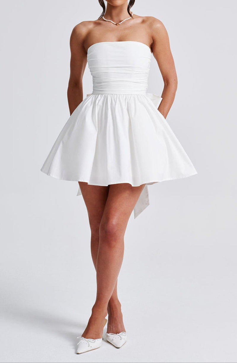 Africa Mini Dress - Ivory