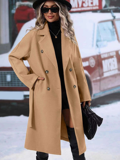 Stroll Along Pocketed Coat