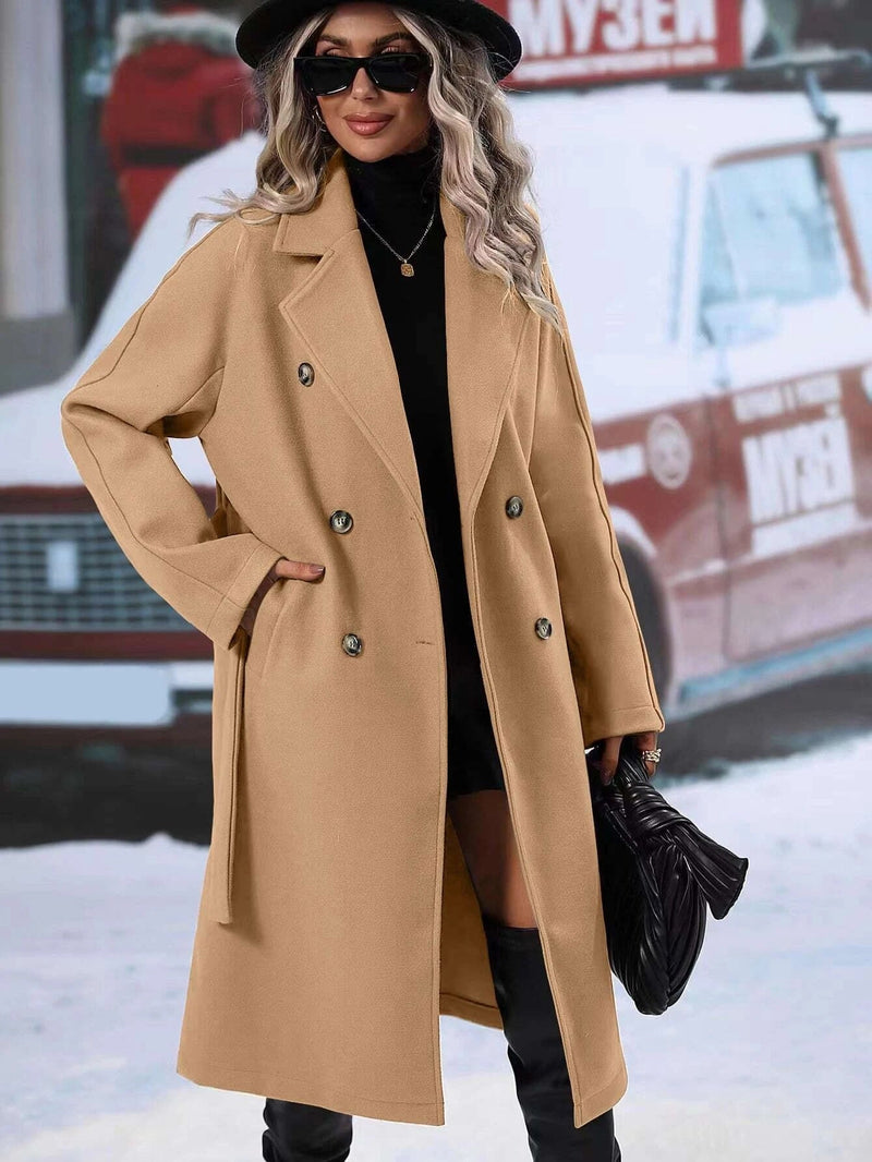 Stroll Along Pocketed Coat