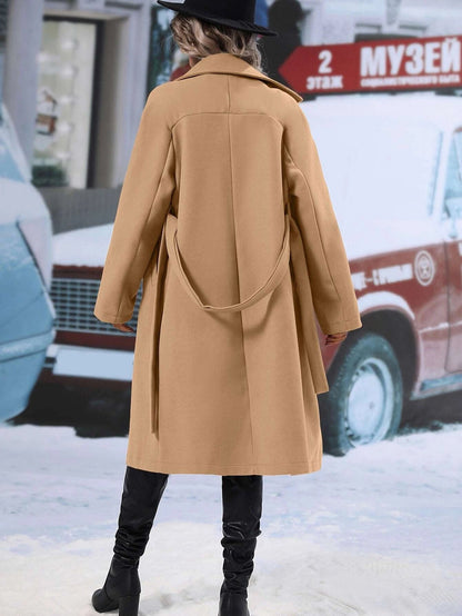 Stroll Along Pocketed Coat