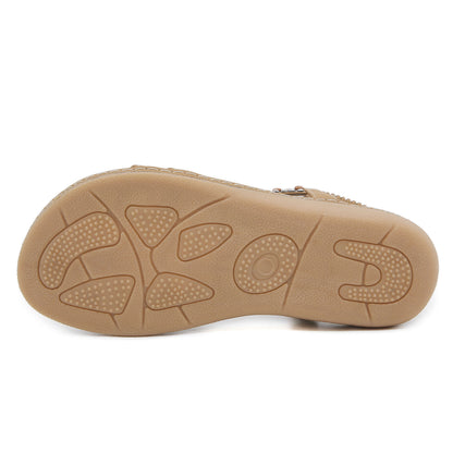 Siketu | Meralda Braided Sequins Cushioned Sandal