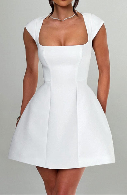 Valentina Mini Dress - Ivory