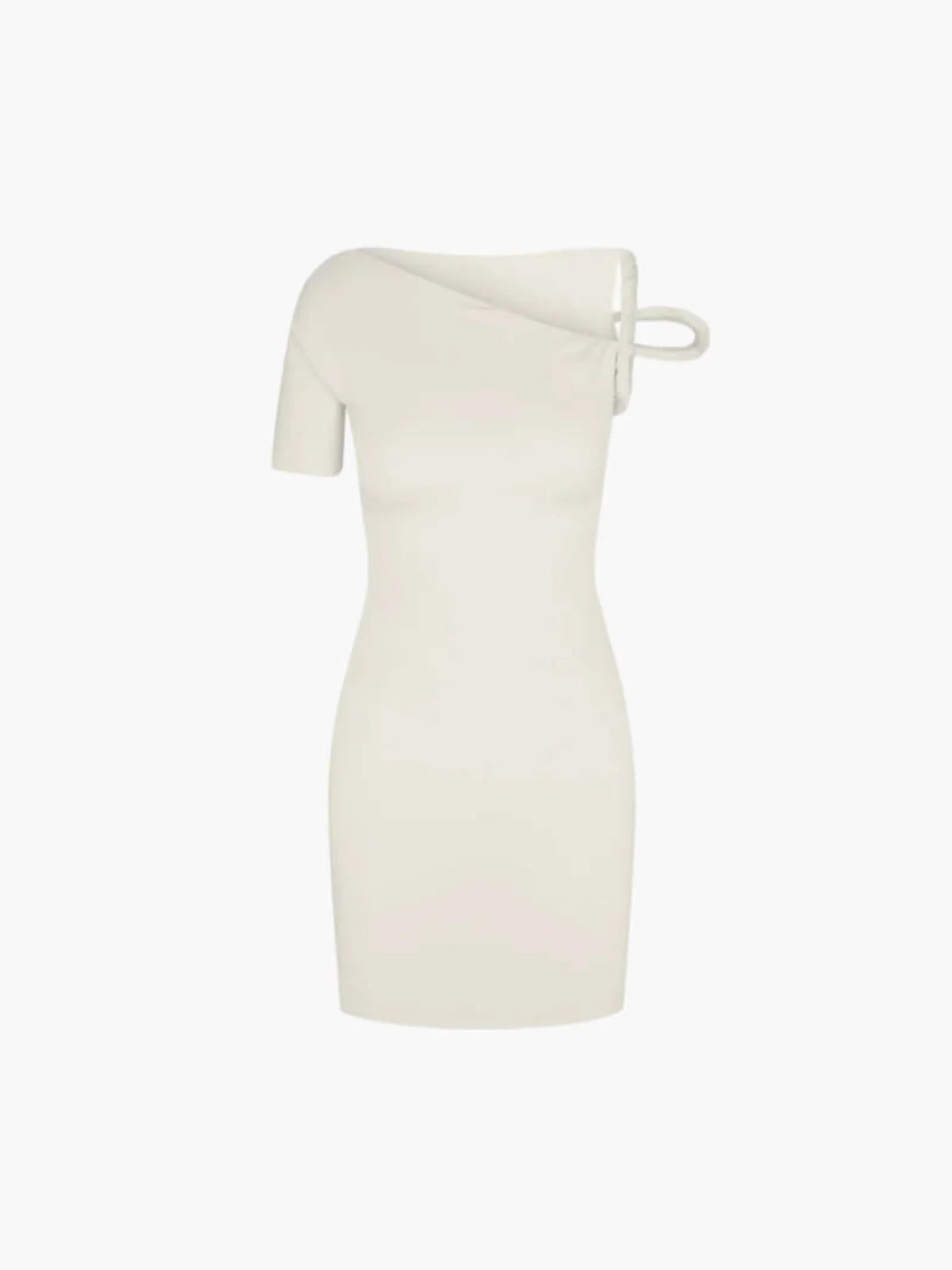 Off-shoulder Cutout Bodycon Mini Dress