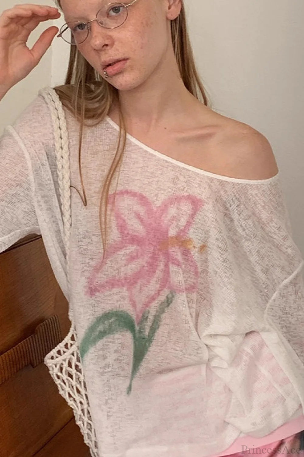 Lightweight Sun Protection Loose Slouchy Blouse