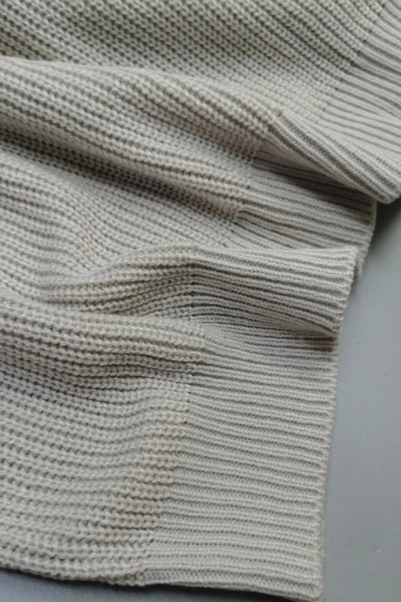 Loose Fit V-neck Knit Sweater