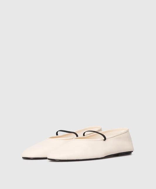 Luxurious Italian Leather Ballet Flats for