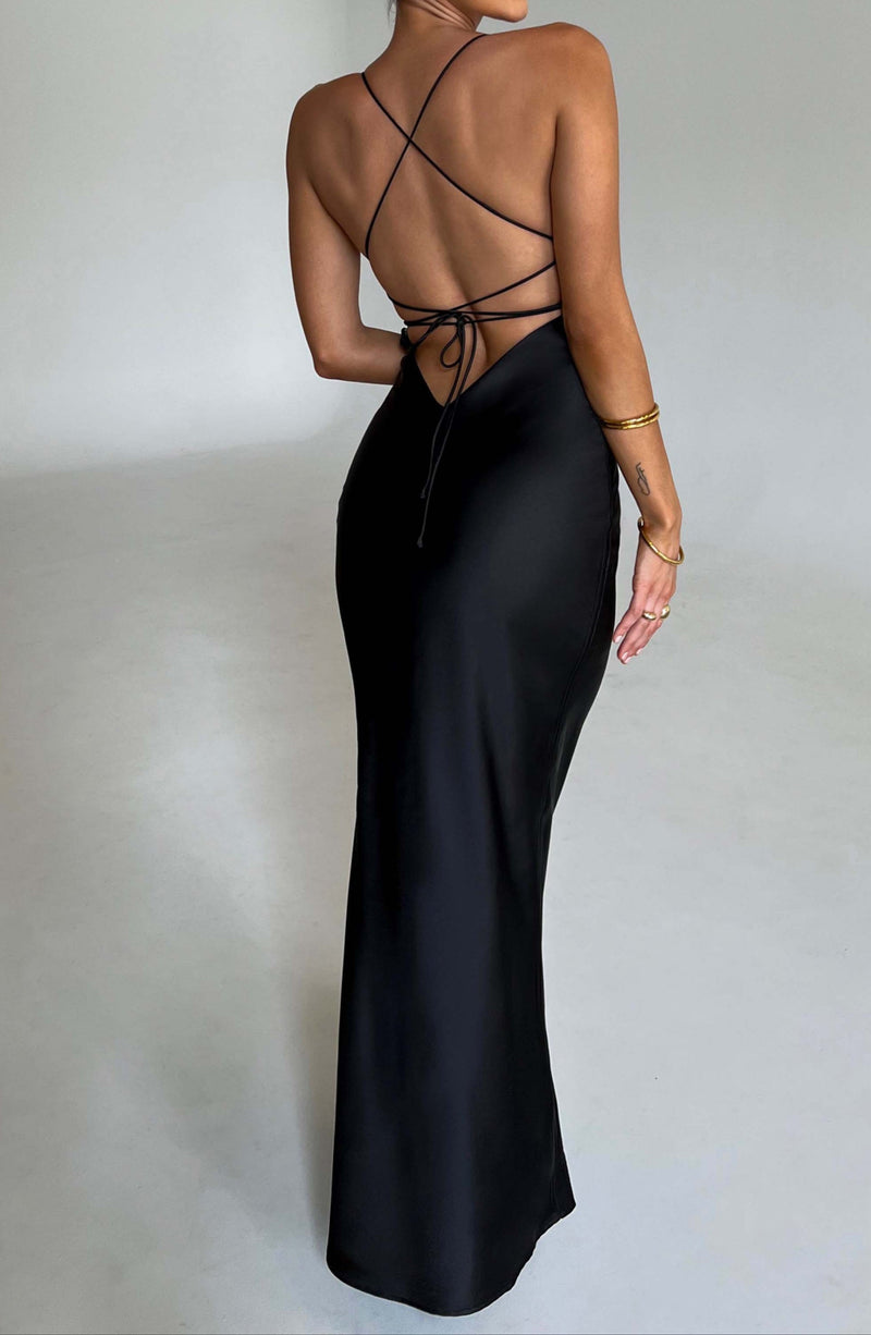 Antonia Maxi Dress - Black