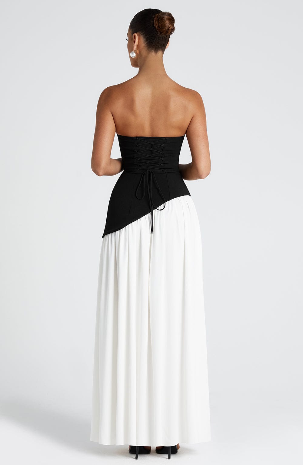 Contrast Maxi Dress