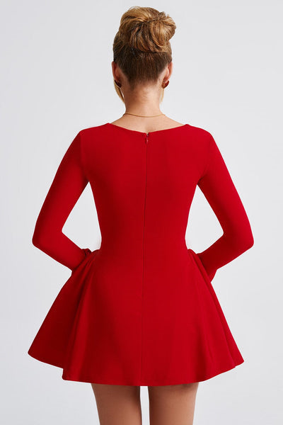 Regina Long Sleeve Sweetheart Mini Dress