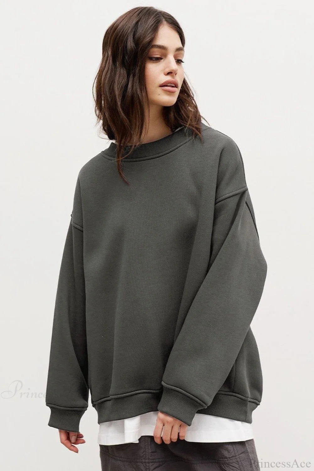 Minimalist Crew Neck Oversize Sweatshirts