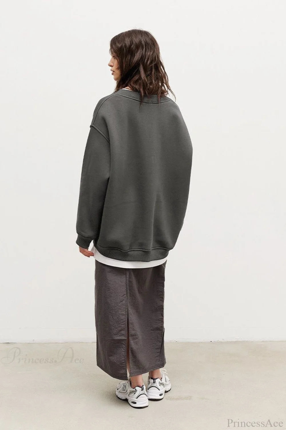 Minimalist Crew Neck Oversize Sweatshirts