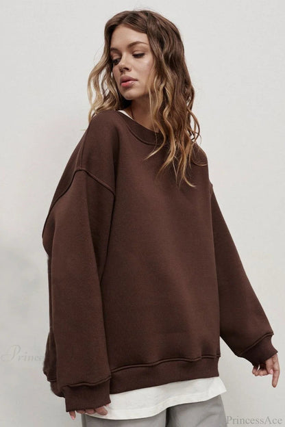 Minimalist Crew Neck Oversize Sweatshirts