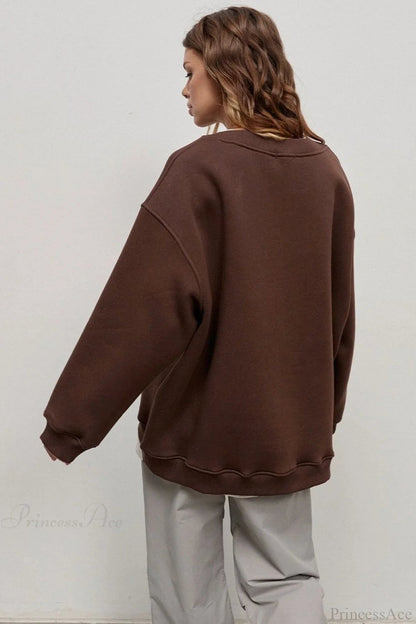 Minimalist Crew Neck Oversize Sweatshirts