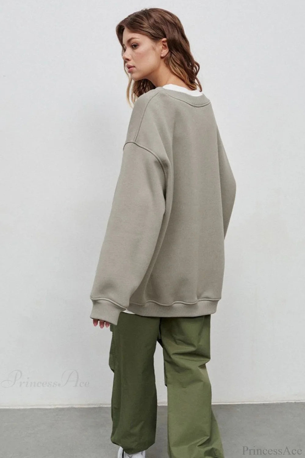 Minimalist Crew Neck Oversize Sweatshirts