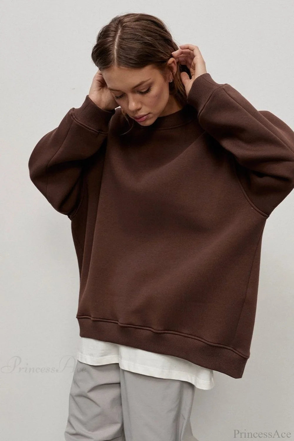 Minimalist Crew Neck Oversize Sweatshirts