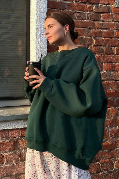Minimalist Crew Neck Oversize Sweatshirts