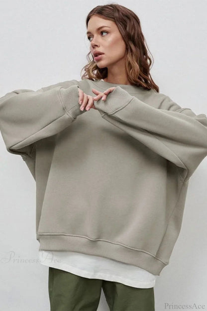 Minimalist Crew Neck Oversize Sweatshirts