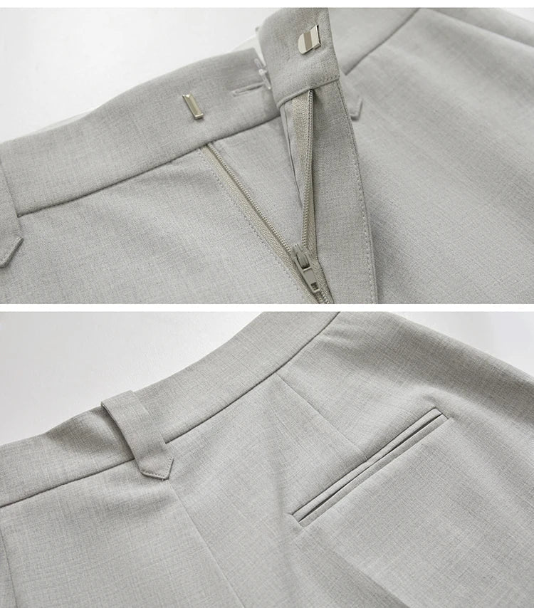 Minimalist Summer Suit Shorts for