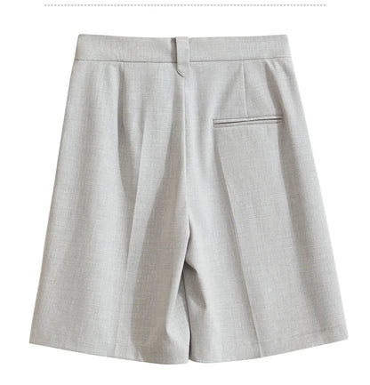 Minimalist Summer Suit Shorts for