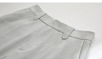 Minimalist Summer Suit Shorts for