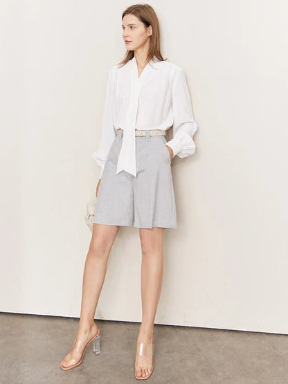 Minimalist Summer Suit Shorts for