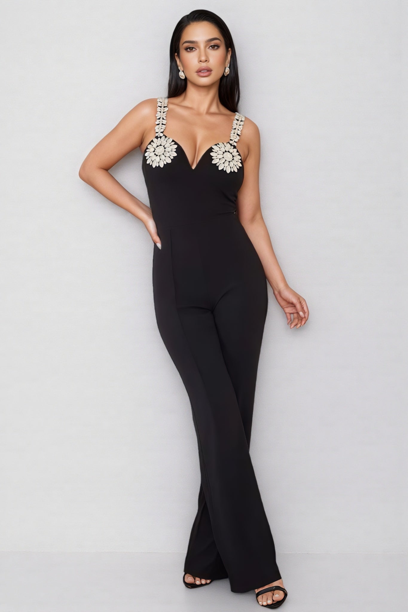 Rhead Halter Diamonds Jumpsuit