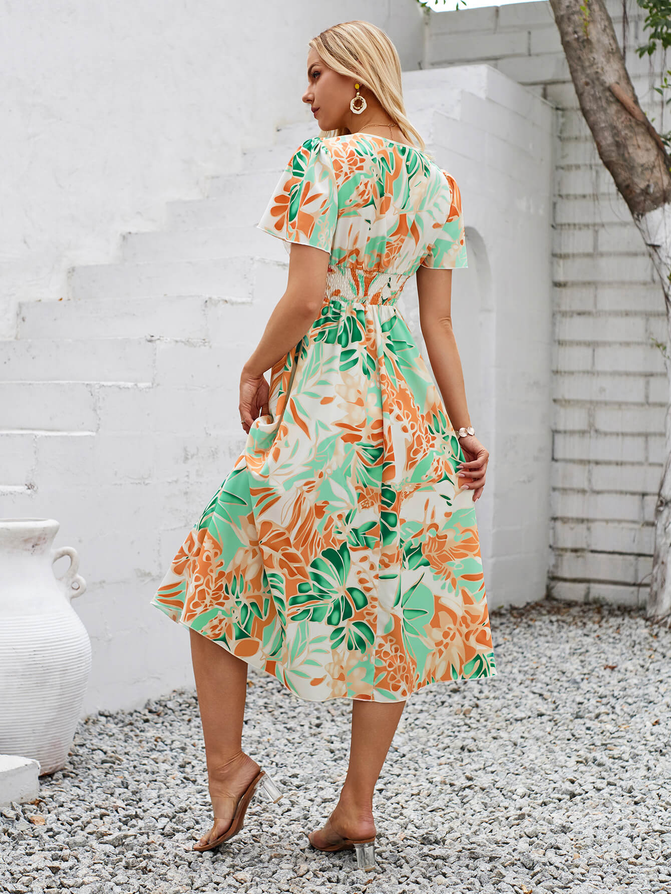 Gemma Midi Dress - Multi
