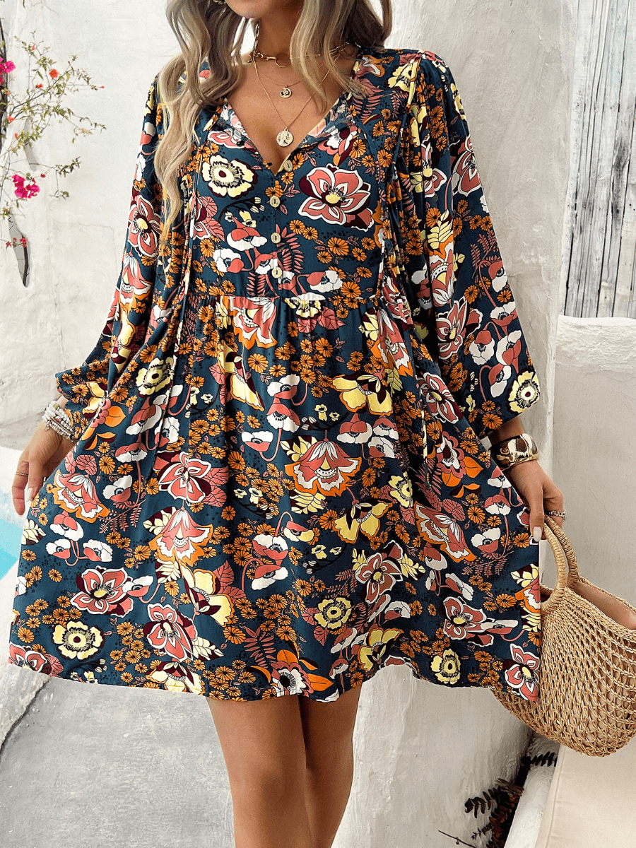 Athena Mini Dress - Navy
