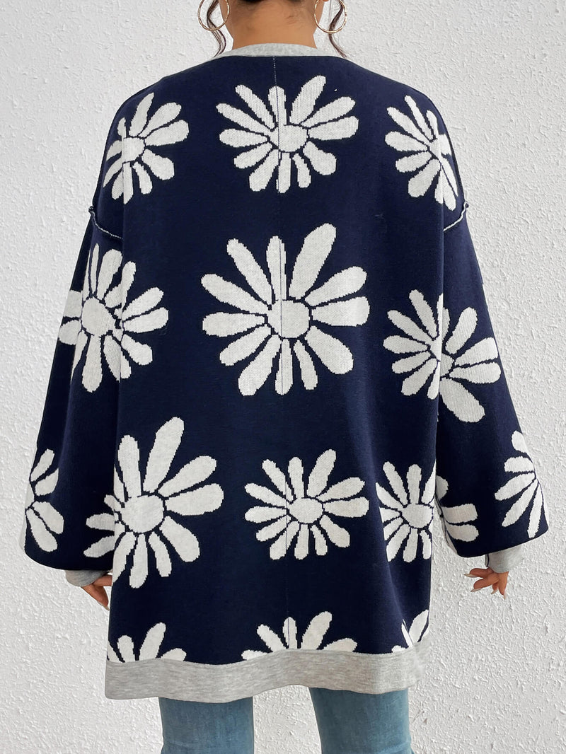 Janelle Knit Cardigan - Navy
