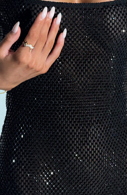 Miuccia Mini Dress - Black