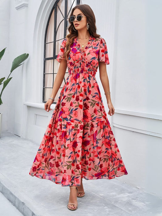 Fiora Maxi Dress - Pink