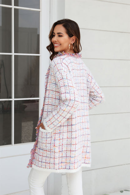 Pate Pocketed Knit Cardigan - Pink