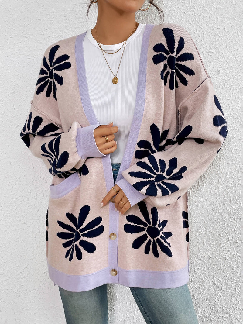Janelle Knit Cardigan - Pink