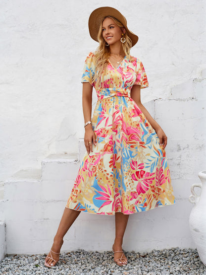 Gemma Midi Dress - Pink