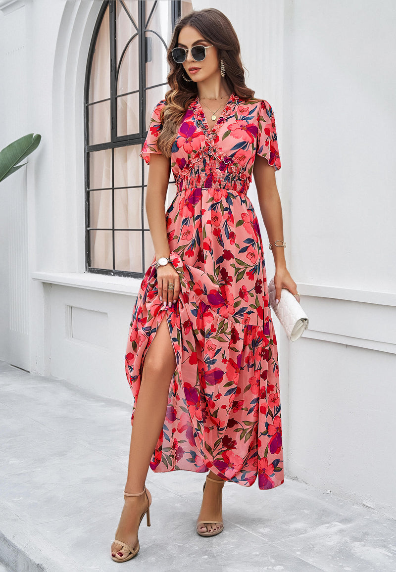 Fiora Maxi Dress - Pink