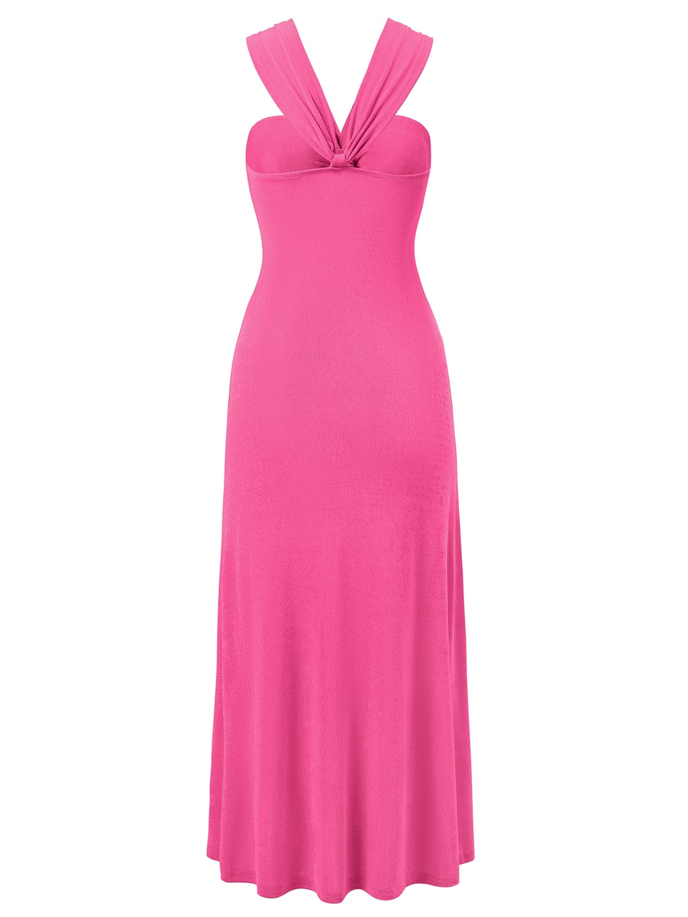 Rylee Halter Neck Maxi Dress - Pink