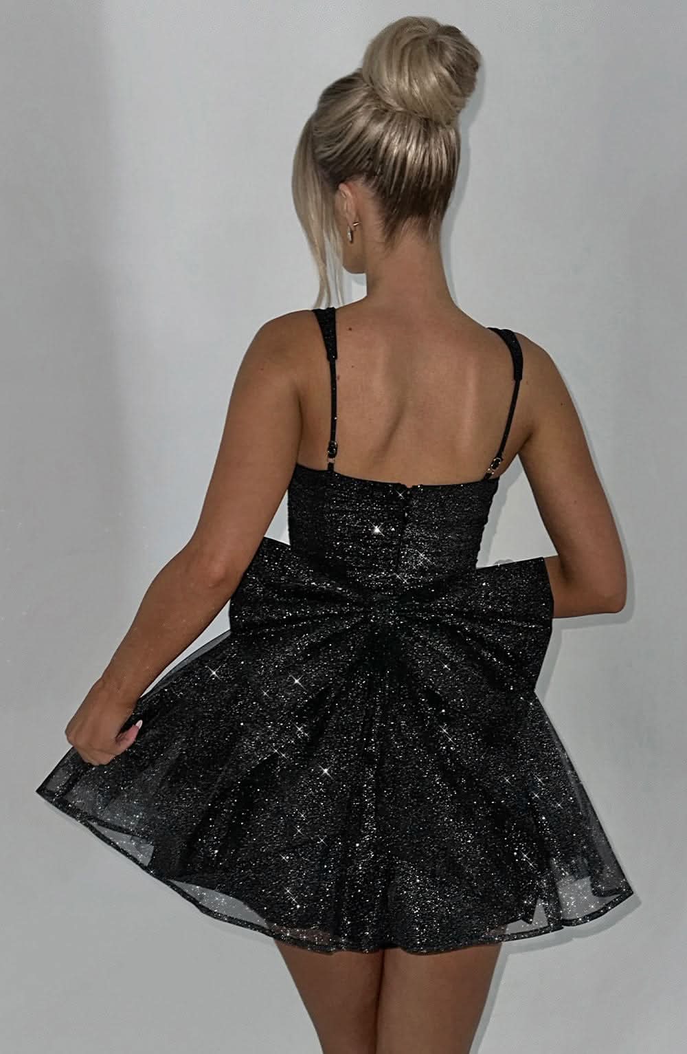 Ruby Bow Mini Dress