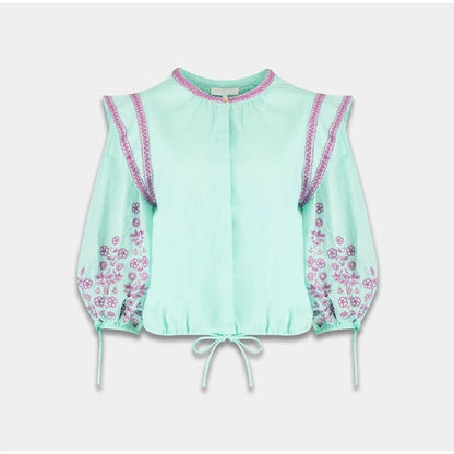 Printed Ruffles Shorts Two Piece Set