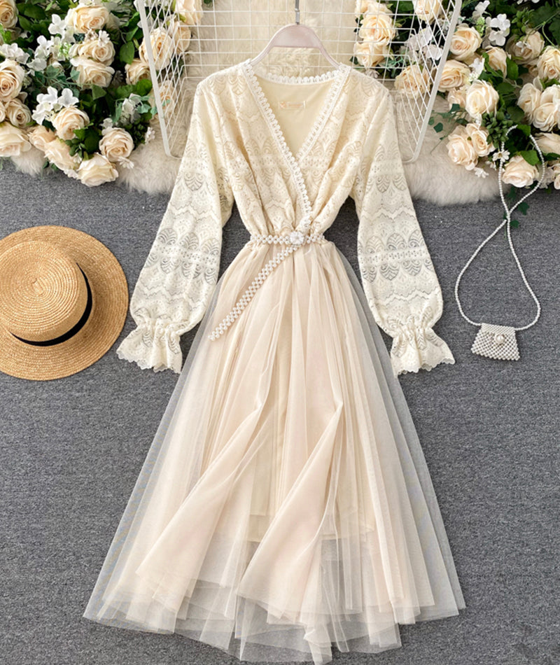 Lace Long Dress Dress P315