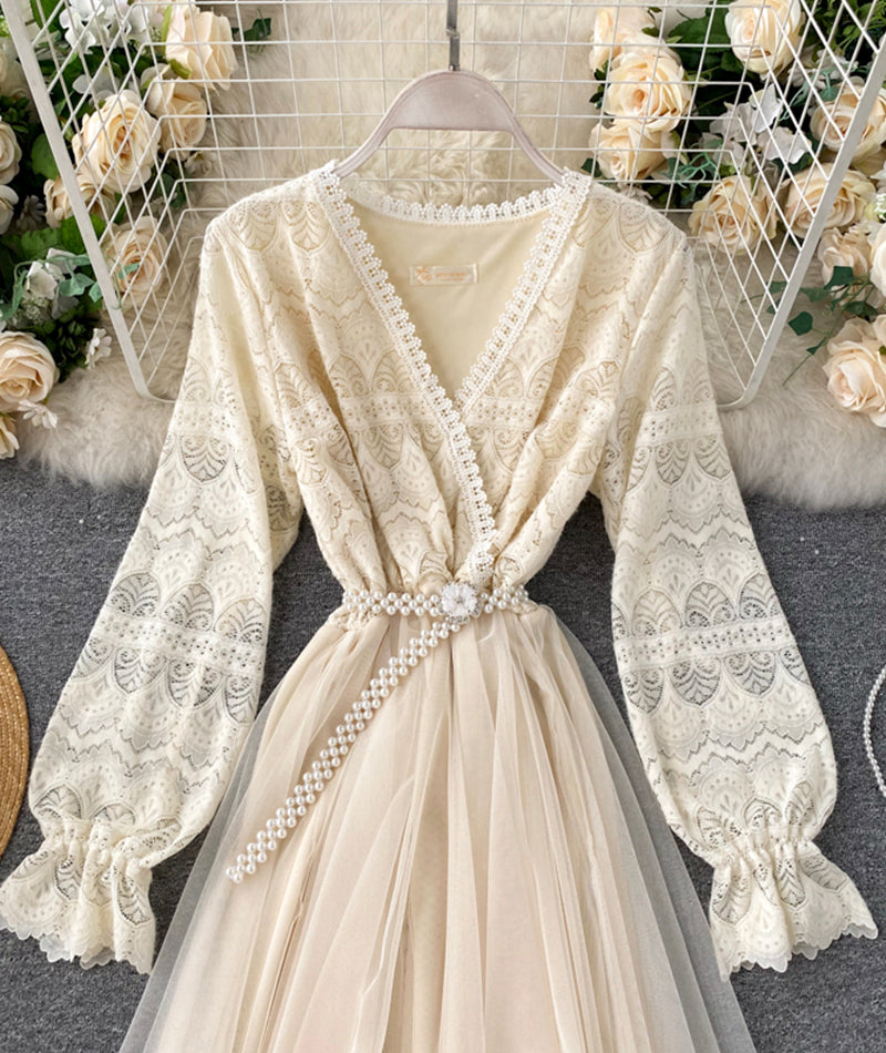 Lace Long Dress Dress P315
