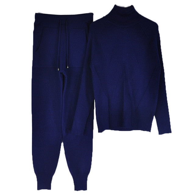 Andrea Sweater + Pants Suit