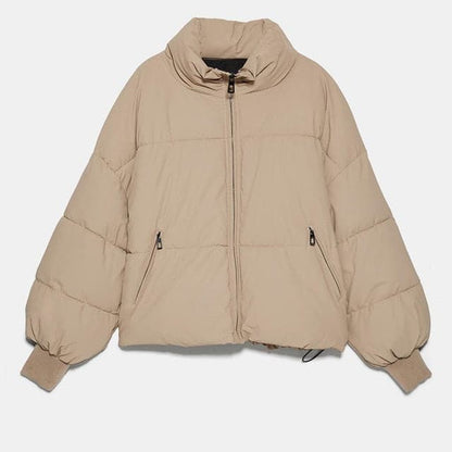 Winter Zipper Pockets Female Warm Coat