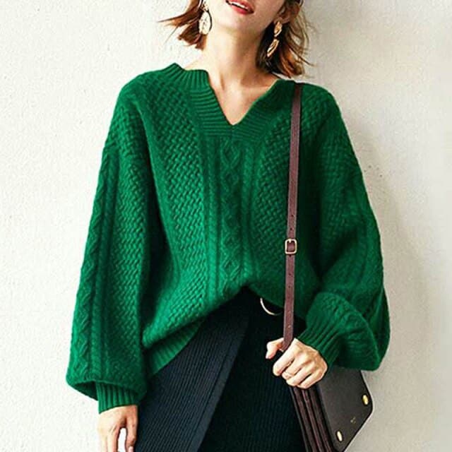 Dressbetty - Winter New Woolen Sweater Female Winter Woman Autumn Cashmere Jumpers Warmth Sweater Tops