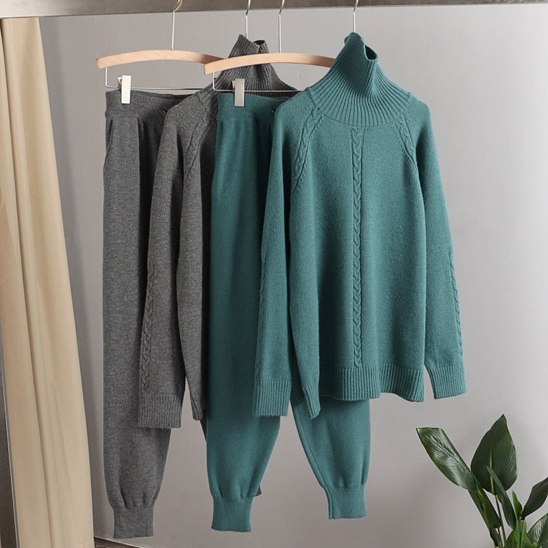 Elaina Sweater + Pants Suit