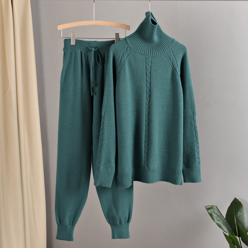 Elaina Sweater + Pants Suit