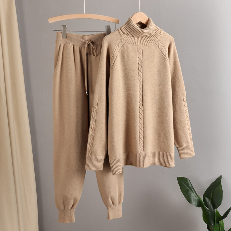 Elaina Sweater + Pants Suit