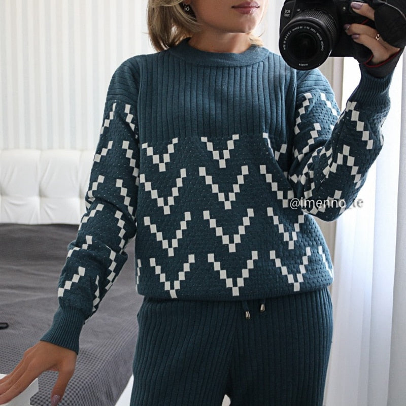 Maisie Sweater + Pants Suit
