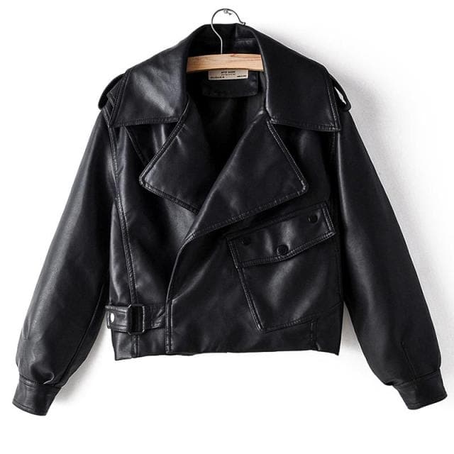 Faux Leather Pu Coats